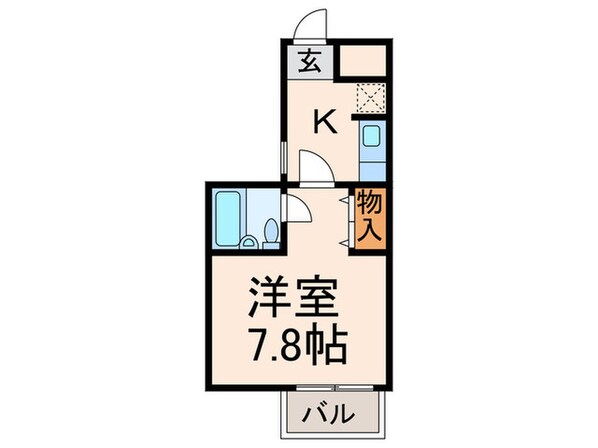 レジデンスフジの物件間取画像